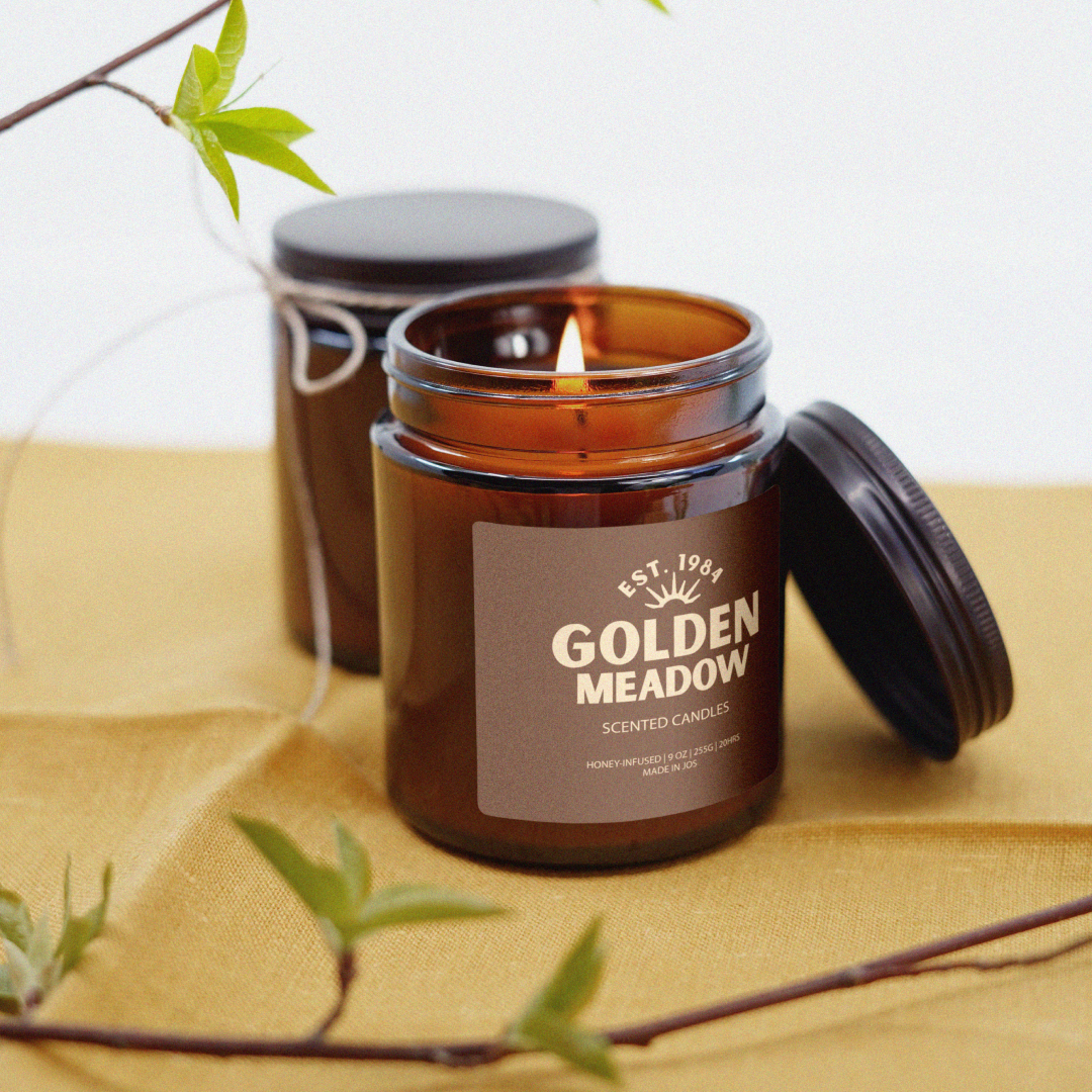 Golden meadow candles